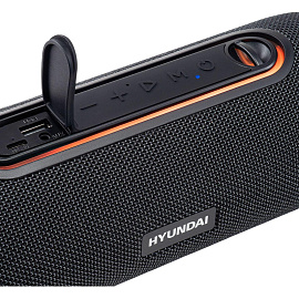 Акустическая система Hyundai H-PS1021 чёрная с подсветкой (1824818)