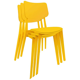 Стул обеденный Sheffilton SHT-S110-P 188776 жёлтый (пластик)