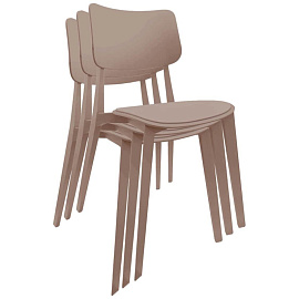 Стул обеденный Sheffilton SHT-S110-P 231029 капучино (пластик)