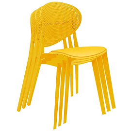 Стул обеденный Sheffilton SHT-S111-P 188774 жёлтый (пластик)