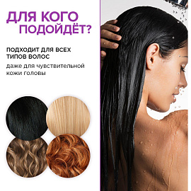 Шампунь для всех типов волос Synergetic для ежедневного ухода 2в1 750 мл