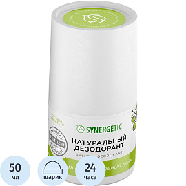 Дезодорант женский Synergetic бергамот/зеленый лайм шариковый 50 мл