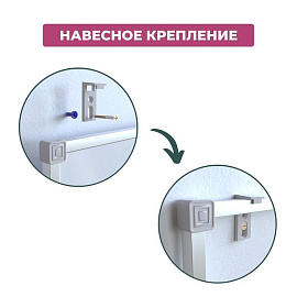 Доска магнитно-маркерная Attache 80x100 см односекционная с лаковым покрытием (полочка для маркеров)