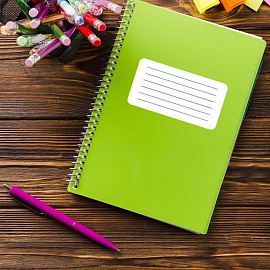 Этикетки самоклеящиеся Комус Большая рамка 105х57 мм 10 штук на листе белые (20 листов в упаковке)