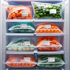 Этикетки самоклеящиеся Комус Маркировка полуфабрикатов 66х46 мм 18 штук на листе белые (20 листов в упаковке)