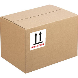 Этикетки самоклеящиеся Комус Не кантовать 105х99 мм 6 штук на листе белые (20 листов в упаковке)