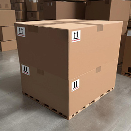 Этикетки самоклеящиеся Комус Не кантовать 105х99 мм 6 штук на листе белые (20 листов в упаковке)