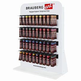Стойка под масляные краски настольная BRAUBERG ART, акрил, 83х60х29см, 505928 фото Стойка под масляные краски настольная BRAUBERG ART, акрил, 83х60х29см, 505928