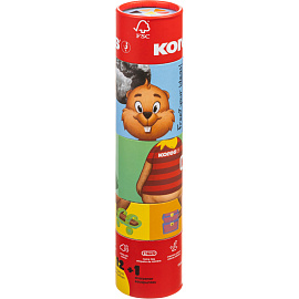 Карандаши цветные Kores Jumbo 12 карандашей 12 цветов трёхгранные (утолщённые)