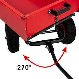 Тачка садово-строительная DDE Самосвал четырехколесная грузоподъемность 200 кг