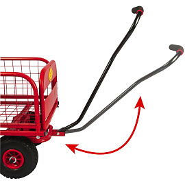 Тачка садово-строительная DDE Трансформер четырехколесная грузоподъемность 200 кг