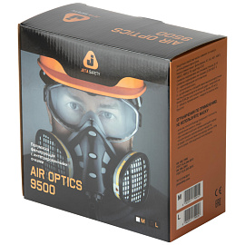 Полумаска Jeta Safety Air Optics 9500 размер L с очками