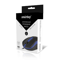 Мышь проводная Smartbuy One 329 синяя (SBM-329-KB) фото Мышь проводная Smartbuy One 329 синяя (SBM-329-KB)
