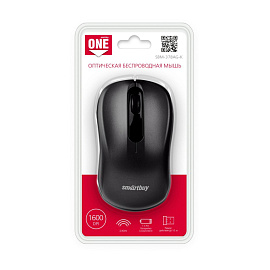 Мышь беспроводная Smartbuy One 378 черная (SBM-378AG-K)
