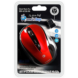 Мышь беспроводная Smartbuy 612AG красная (SBM-612AG-RK) фото Мышь беспроводная Smartbuy 612AG красная (SBM-612AG-RK)