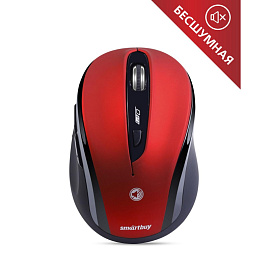 Мышь беспроводная Smartbuy 612AG красная (SBM-612AG-RK) фото Мышь беспроводная Smartbuy 612AG красная (SBM-612AG-RK)