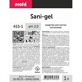 Профхим сантех кисл д/удален налета-ржавч PROFIT/SANI-GEL, 1л_Нбр
