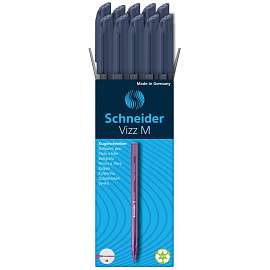 Ручка шариковая неавтоматическая Schneider Vizz синяя (толщина линии 0.5 мм)