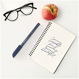 Ручка шариковая неавтоматическая Schneider Vizz синяя (толщина линии 0.5 мм)