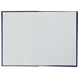 Книга учета 128 листов А4 в клетку на сшивке блок офсет Attache (обложка - бумвинил)
