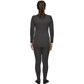 Термолегинсы женские Comazo Activ-25 трикотажные с начёсом тёмно-серые (размер 42, рост 164)