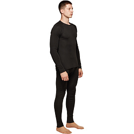 Термокальсоны мужские Comazo Activ-25 трикотажные с начёсом чёрные (размер 50, рост 182)