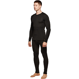 Термокальсоны мужские Comazo Activ-25 трикотажные с начёсом чёрные (размер 54, рост 182)