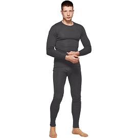 Термокальсоны мужские Comazo Activ-35 трикотажные с начёсом тёмно-серые (размер 52, рост 182)