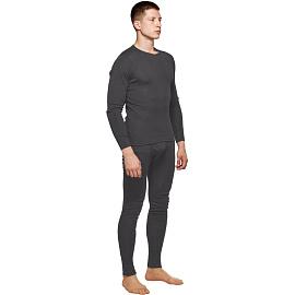 Термокальсоны мужские Comazo Activ-35 трикотажные с начёсом тёмно-серые (размер 54, рост 182)