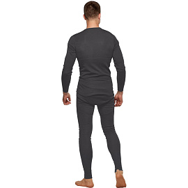 Термокальсоны мужские Comazo Activ-35 трикотажные с начёсом тёмно-серые (размер 56, рост 182)