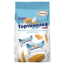 Вафли Акконд Тортимилка плюс со сливочным суфле 200 г