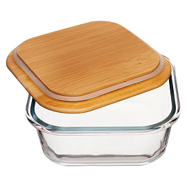 Контейнер Appetite стеклянный 800 мл квадратный