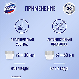 Средство для мытья пола Доместос горная свежесть 1 л