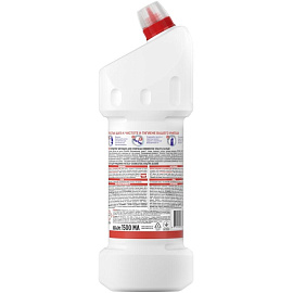 Средство для сантехники чистящее Domestos Ультра белый 1.5 л для уборки туалета и ванной фото Средство для сантехники чистящее Domestos Ультра белый 1.5 л для уборки туалета и ванной