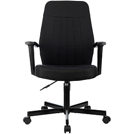 Кресло офисное Easy Chair 224 PPU черное (ткань, металл)