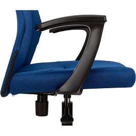 Кресло офисное Easy Chair 225 PTW синее (сетка/ткань, металл)
