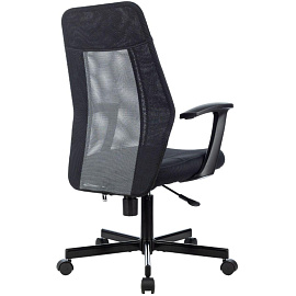 Кресло офисное Easy Chair 225 PTW серое (сетка/ткань, металл)