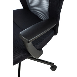 Кресло офисное Easy Chair 225 PTW серое (сетка/ткань, металл)