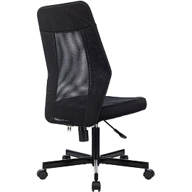 Кресло офисное Easy Chair 225 LTW черное (сетка/ткань, металл)