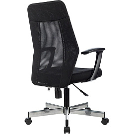 Кресло офисное Easy Chair 225 DSL черное (сетка/ткань, металл)