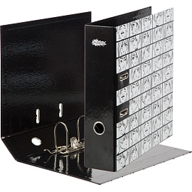 Папка-регистратор №1 School Аниме Комикс 80 мм чёрная бумага