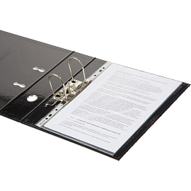 Папка-регистратор №1 School Аниме Комикс 80 мм чёрная бумага