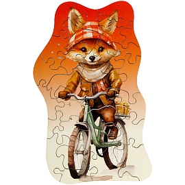 Деревянный пазл в яйце ТРИ СОВЫ "Лис