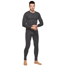 Термокальсоны мужские Comazo Activ-35 трикотажные с начёсом тёмно-серые (размер 46, рост 176)