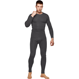 Термокальсоны мужские Comazo Activ-35 трикотажные с начёсом тёмно-серые (размер 58, рост 182)