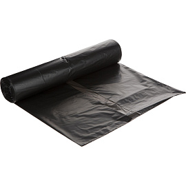Мешки для мусора 60 л черные (ПВД 30 мкм, 30 штук)