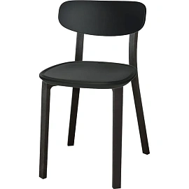 Стул обеденный Sheffilton SHT-S85-2 163502 чёрный (пластик)