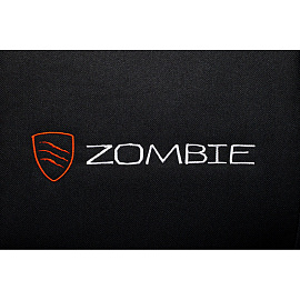 Кресло игровое Zombie Predator чёрное (ткань/пластик)