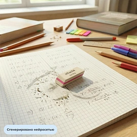 Ластик Attache Extra из натурального каучука прямоугольный 50x19x8 мм