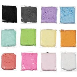 Воздушный пластилин Genio Kids Лёгкий пластилин 12 цветов 120 г (TA1710)